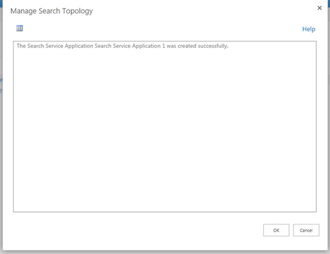 manage search topology